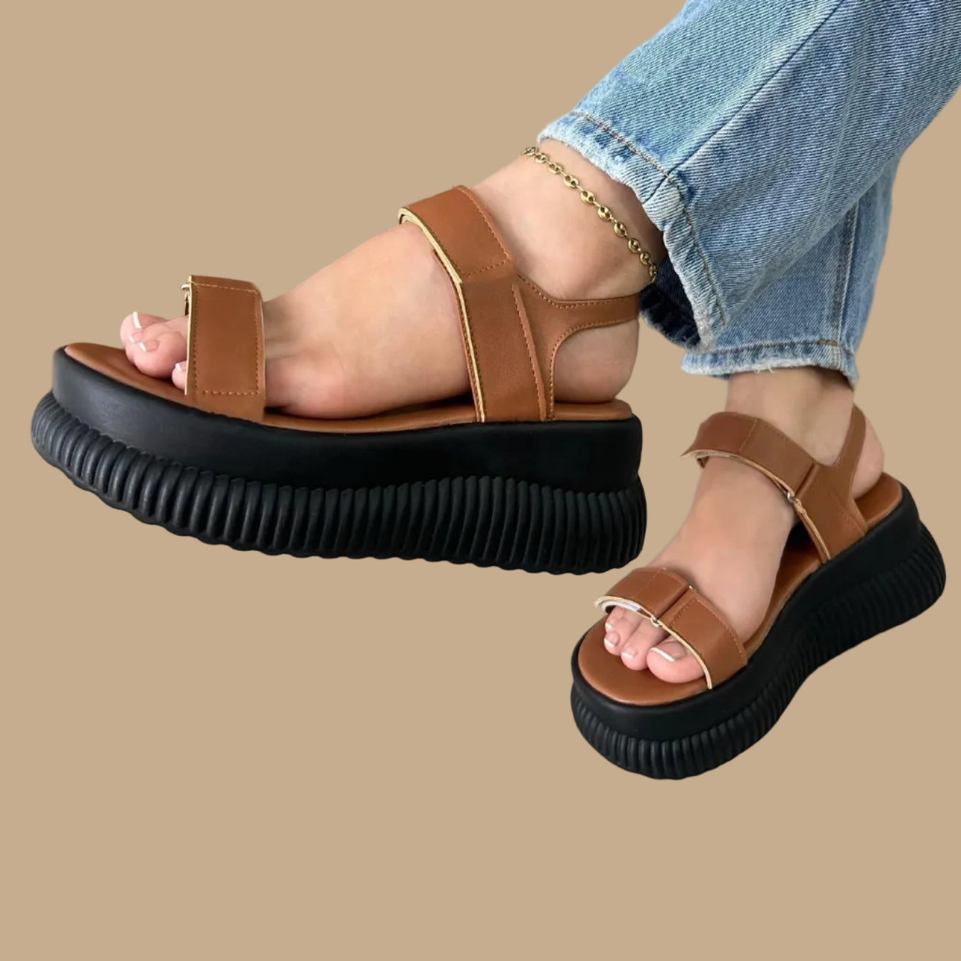 PLATAFORMA 2 HEBILLAS (5CM)