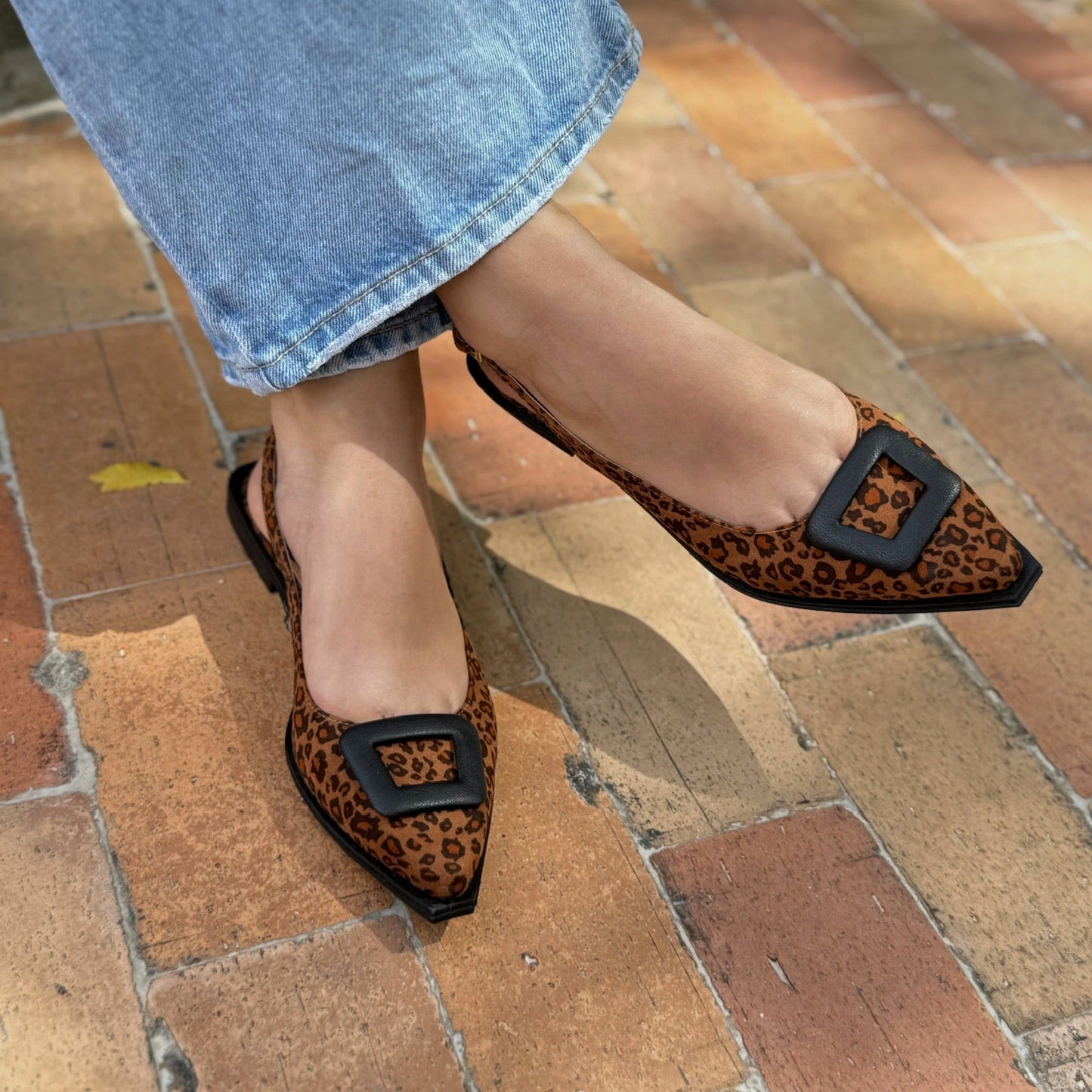 Ref. 618 Flats de Hebilla Forrada