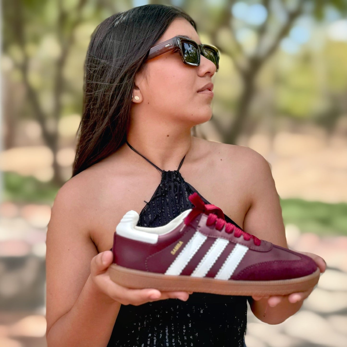 Ref. T101 Tenis Samba Vinotinto