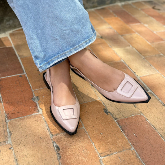 Ref. 618 Flats de Hebilla Forrada